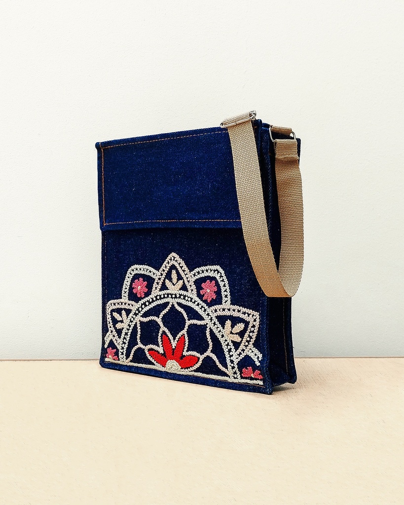 Crossbody denim B5 ros