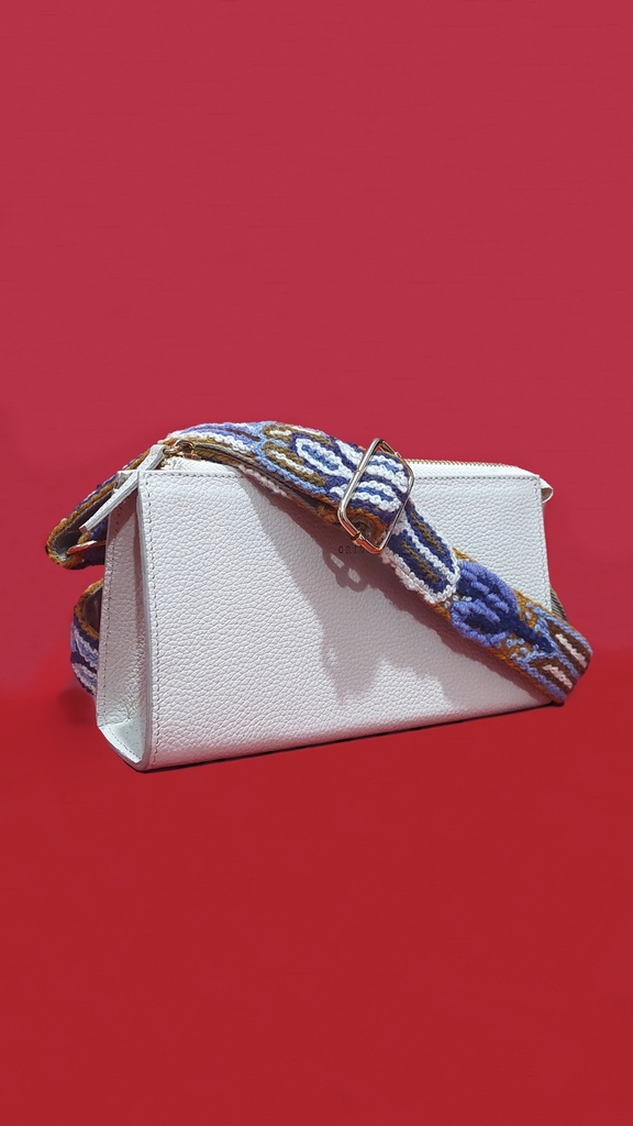 Crossbody con strap beige 2
