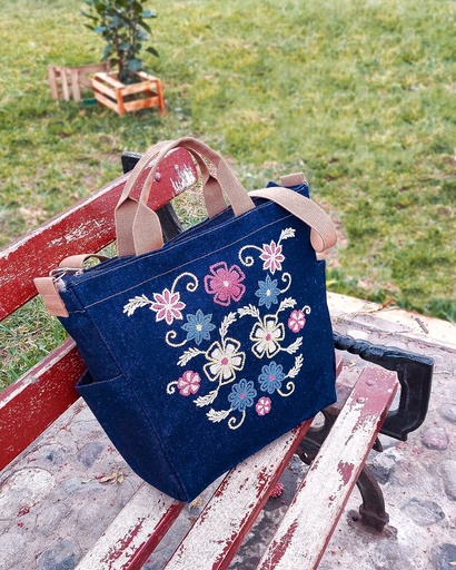 Tote denim B15 ZL azul (copia)