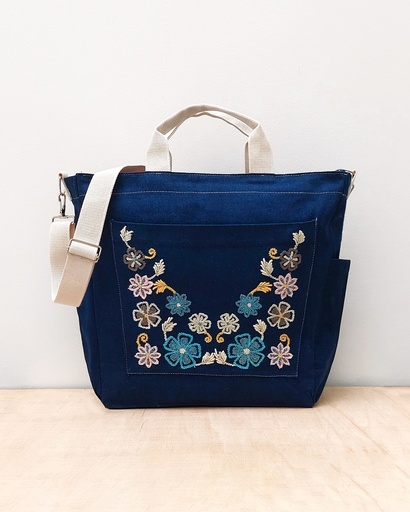 Tote denim B12 ZG  azul
