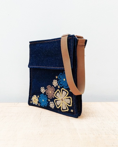 Crossbody denim B11 rojo (copia)
