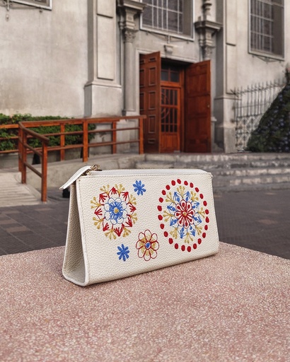 Organizador cuero negro mandalas