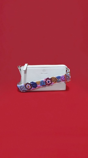 Crossbody con strap beige