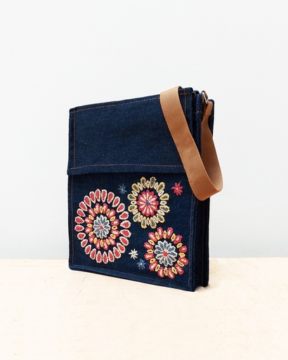 Crossbody denim B1 (rojo) (copia)
